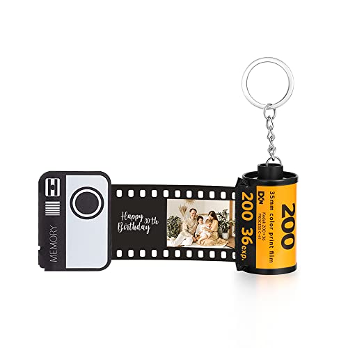 Personalized Film Roll Keychain Camera Roll Keychain Gift For Him Or Her Custom Valentine's Day Gift (14 Photos) #TOP9