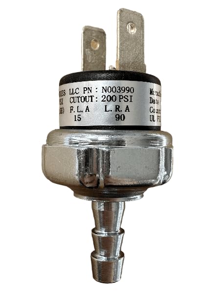 Generic N003990 DW Air Compressor Micro Pressure Switch Barb