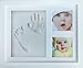 My Mini Moe Baby Handprint Kit & Footprint Photo Frame. Shower Registry Gifts For Newborn Girls & Boys Craft Clay Mold Gift Set For Babys Infant & Kids Personalized Nursery Decor Keepsake Box Ideas