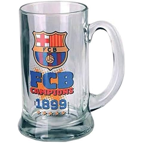 FC Barcelona Officially Licensed Small Glass Beer Tankard Cover