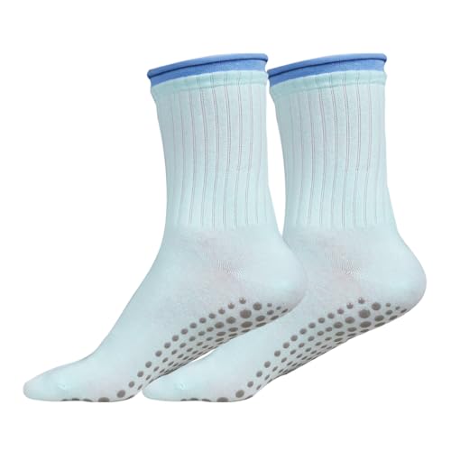 Women's Yoga Socks with Grip Pilates Slouch Socks for Workout Slipper