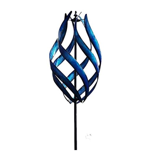 Marshall Home and Garden Stratus Spinner, Blue Wind Sculpture