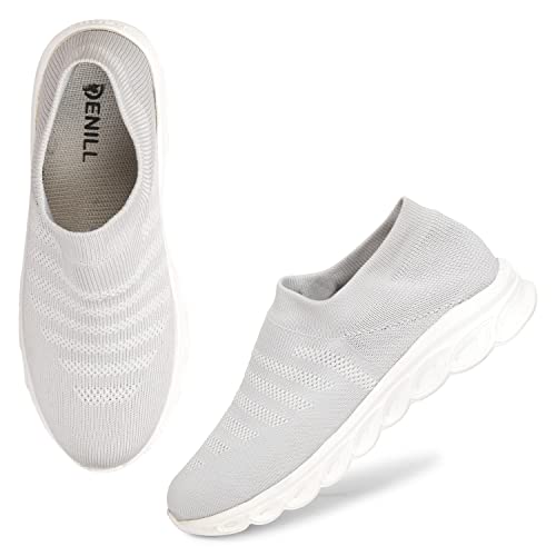Image of Denill Women's Textile Slip-On Lightweight Walking Gym Running Shoes