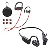 CXK Bone Conduction Headphones Open Ear Headphones Bluetooth 5.3 Earbuds Wireless Earbuds Running He