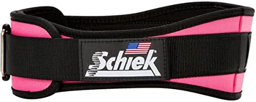 Schiek 4 3/4 Lifting Belt Medium - Pink