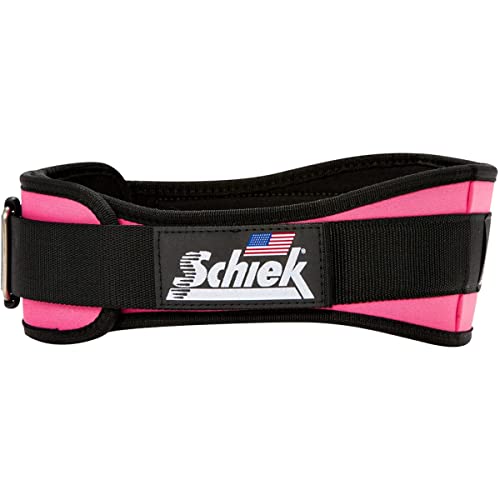 Schiek 4 3/4 Lifting Belt Medium - Pink #TOP2