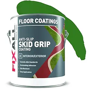 Skid-Grip Anti Slip Paint Coating - 100% Acrylic Textured Coat, Skid Resistant Paint Emerald