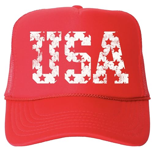 Gorra Trucker USA con Estrellas para Mujer y Adolescentes miniatura 1