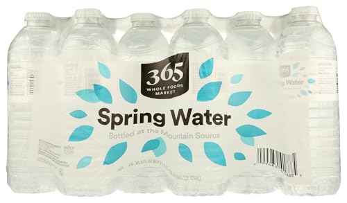 Image of 365 by Whole Foods Market, Spring Water Multi Pack 24 Pack, 16.9 Fl Oz