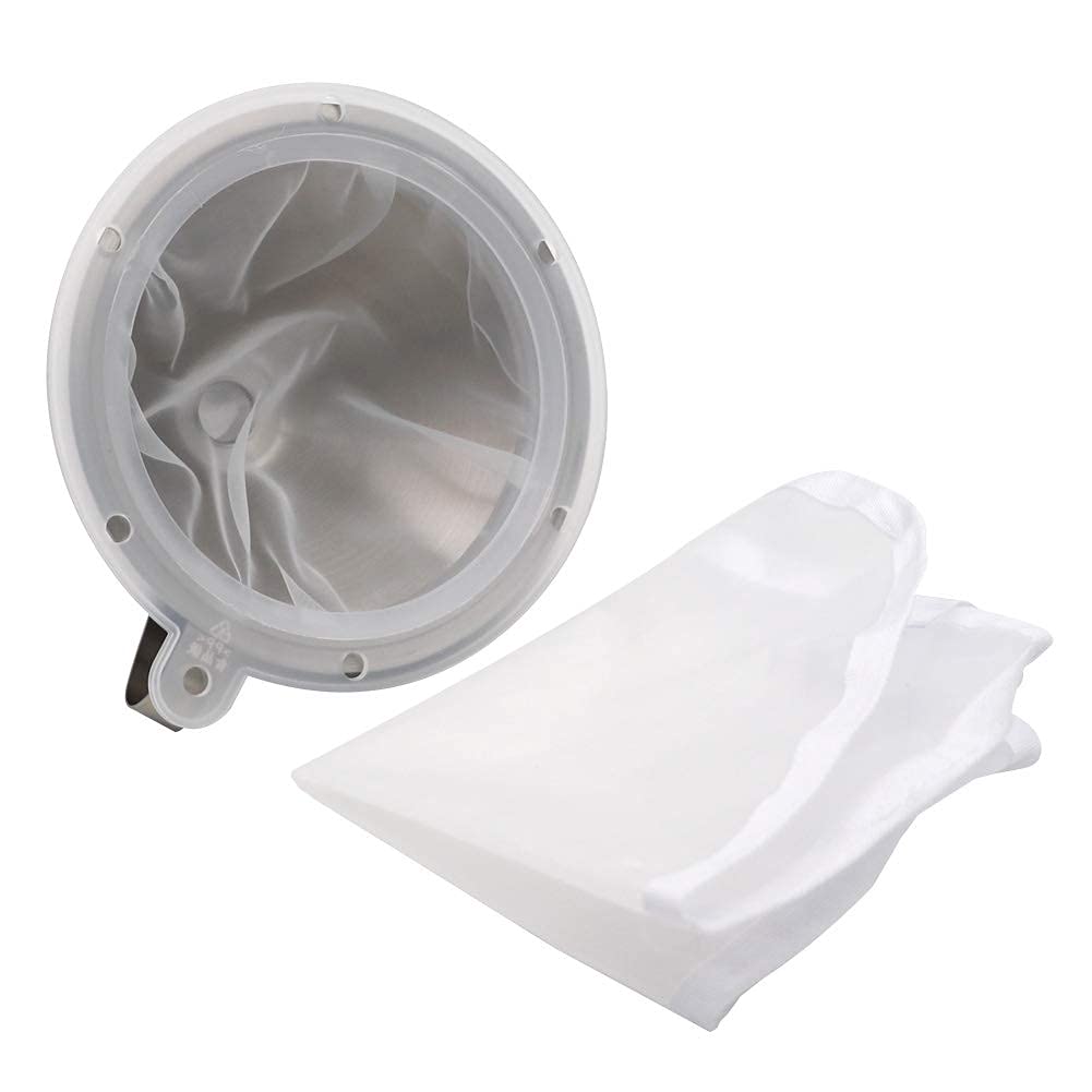 Imbuto Con Filtro In Acciaio Inox 304 Per Alimenti - Diametro 13 Cm, Con Telaio In PP E Retina Fine Per Filtrare Vino, Miele E Marmellata - Lavabile In Lavastoviglie - 4