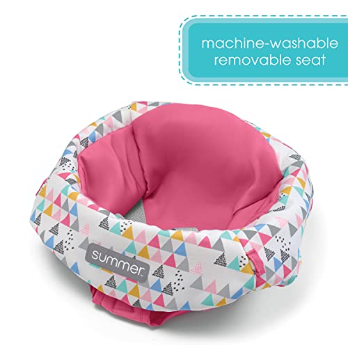 Ingenuity 13953 Summer Infant Learn-To-Sit 2-Position Floor Seat (Funfetti Pink) – Sit Baby Up In This Adjustable Baby Activity Seat Appropriate thumb #4