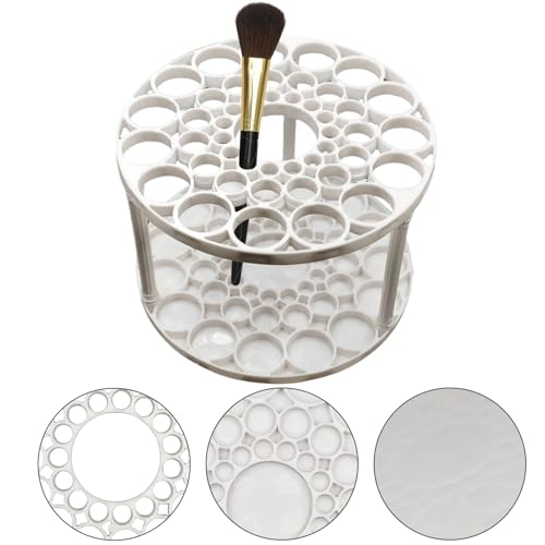 Image of 5PCS Paint Brush Holder Stand-Artist Paint Holder for Pens and Detachable Portable Plastic Pencil Makeup Brush Organizer for Desk Organizer for Color Pencil and Paintbrush