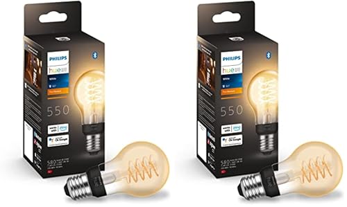 Philips Hue White Filament A60 E27 2-Pack — product image