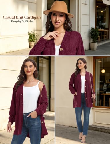 Image of MONNURO Plus Size Cardigan for Women Lightweight Open Front with Pockets