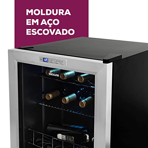 SUGGAR ADEGA LYON 13 GARRAFAS COMPRESSOR 110V AD1511IX