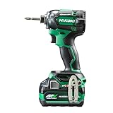 【Amazon.co.jp限定】HiKOKI(ハイコーキ) 18V 充電式 インパクトドライバ WH18DC 初回修理保証 バッテリー1個・充電器・ケース付 WH18DC(XPZ), アグレッシブグリーン