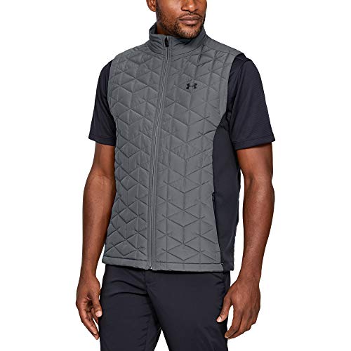 Under Armour Coldgear Reactor Elements Hybrid Vest, Pitch Gray (012)/Black, 3X-Large
