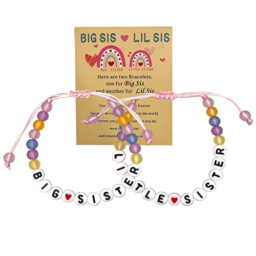 Image of Sister's Big Bracelet Gift, Little Girls' Sister Jewelry