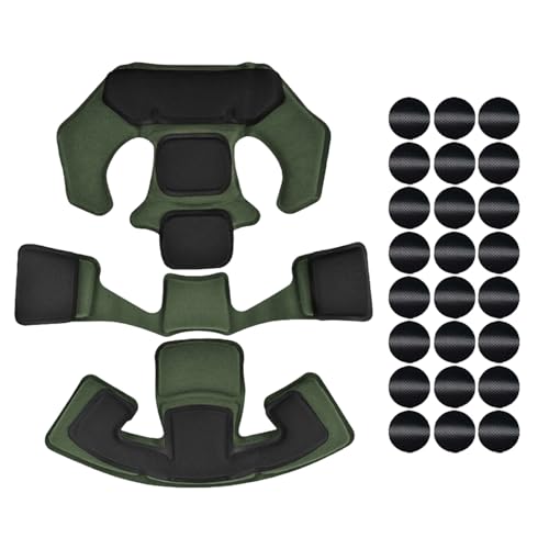 Kit De Acolchado Táctico para Casco, Casco Anticolisión Protecciónde Esponja, Universal Recambio Almohadillas Casco Bici para Protección, Kit De Espuma Acolchado Casco para Bicicleta Motocicleta