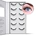 FlutterHabit Glow-Getter Lash Clusters for Women, Salon Quality At Home Eyelashes Extension Kit, 6 Lash Sets, No Lash Glue Included