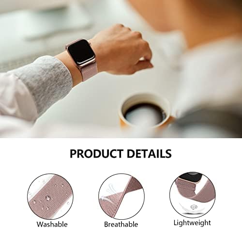 Stretchy Nylon Solo Loop Bands Compatible with Apple Watch Band 38mm 40mm 41mm 42mm 44mm 45mm 46mm 49mm, Sport Elastic Wristbands Women Men Straps for iWatch Series 11 10 9 8 7 6 5 4 3 Ultra/SE 3 2 1 - 4