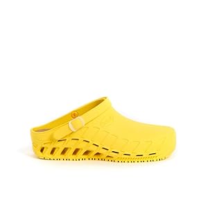 Scholl Clog Evo, Zoccoli Sanitari Medicali Unisex – Adulto, Giallo, 35 / 36 EU