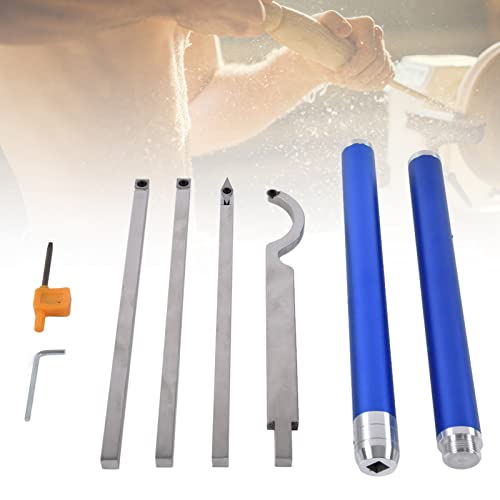 Juego de herramientas para tornear madera con mango de aluminio miniatura 4