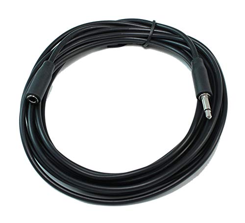 MyCableMart 12ft 3.5mm Slim Mono TS Cable de Extensión miniatura 2