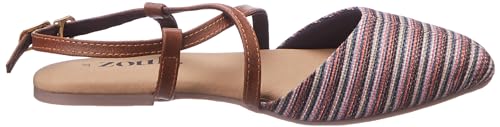 Image of ZOUK Women's Rohtang Stripes Flat Sandal