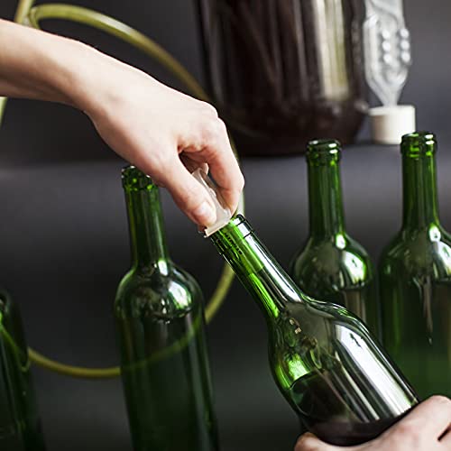 AlcoFermBrew Transvaseur à Soufflet pour vin + Clip en Plastique + Tuyau 2 m. - Siphonner Le vin et bière - Image 4