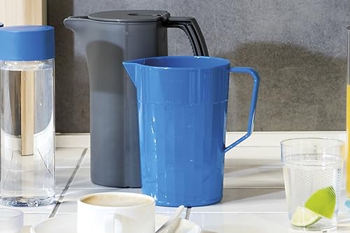 Harfield 750ml Green Graduated Jug Virtually Unbreakable Polycarbonate Plastic Drink Pitcher, Emerald Green - Image 2