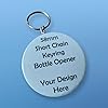 Gift Insanity CHILE MAPPED SHORT CHAIN KEYRING BOTTLE OPENER #5