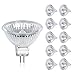 Bonlux 10x MR16 GU5.3 Halogen 35W Dimmbar Reflektor Glühbirne 30°Abstrahlwinkel Leuchtmittel Warmweiß 2800K Spotlicht