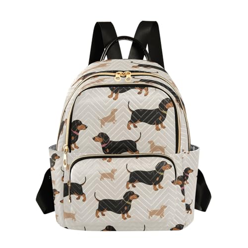 Sac à dos teckel pour femme parfait comme sac de voyage décontracté au quotidien