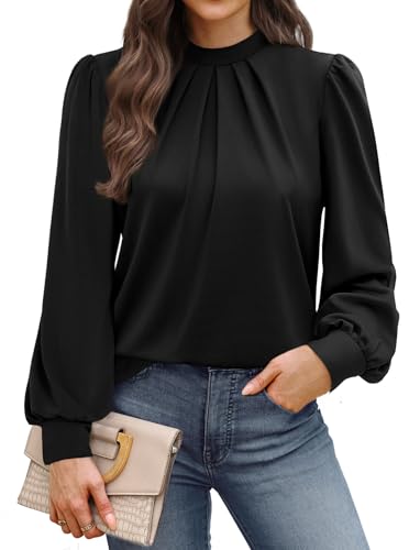 WIHOLL Long Sleeve Shirts for Women Business Casual Tops Fall Outfits...