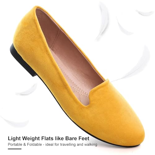 Image of SAILING LU Women Round Toe Comfortable Ballet Flats | Shoes for Women, Dressy, Slip-ons, Loafers
