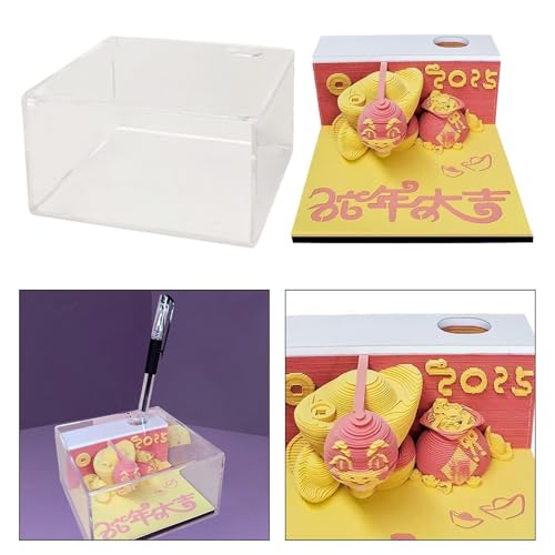 Bloc-notes 3D artistique Homyl oubliez la routine avec ce bloc-notes - 7