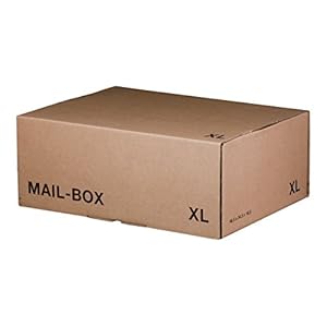 Smartbox Brievenbus Mailing Carton Easy Assemble XL Bruin 460x340x175mm Ref 141314162 [Pack van 20]