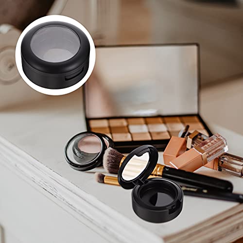 Minkissy 48Pcs Eye Girls Travel Jar Plastic Tin Replacement Dumb Lotion Eyeshadow Home Pot Sample Holder Black Cream Empty Cosmetic For Mini Makeup Storage Diy Container Mm Dispenser #TOP1