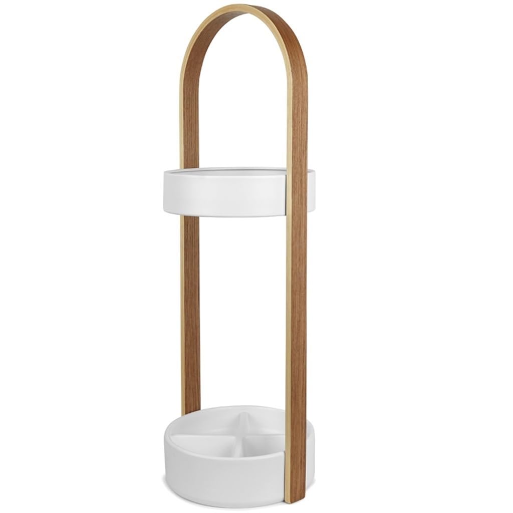 Seau à parapluies blanc pour hall d'entrée et bureau créatif au design sol européen
