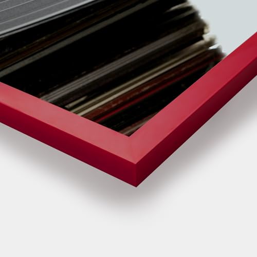 eletecpro Vinyl Record Frame, 12.5 x 12.5 in, Dark Red, 4 Pack by eletecpro - Used condition - Image 7