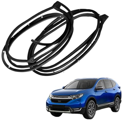 Car Door Weatherstrip Seal for Honda CRV 2017-2020 - Weatherstrip Seal Kit EPDM Rubber with Metal Clips Dust & Waterproof,Front Left 72350-TME-T01