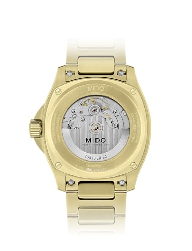 Image of MIDO Multifort TV Big Date - Swiss Automatic Watch for Men - 40mm Case with Transparent Caseback