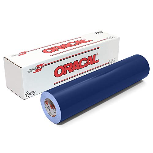 Oracal 651 Glossy Permanent Vinyl 12 Inch x 6 Feet - Dark Blue