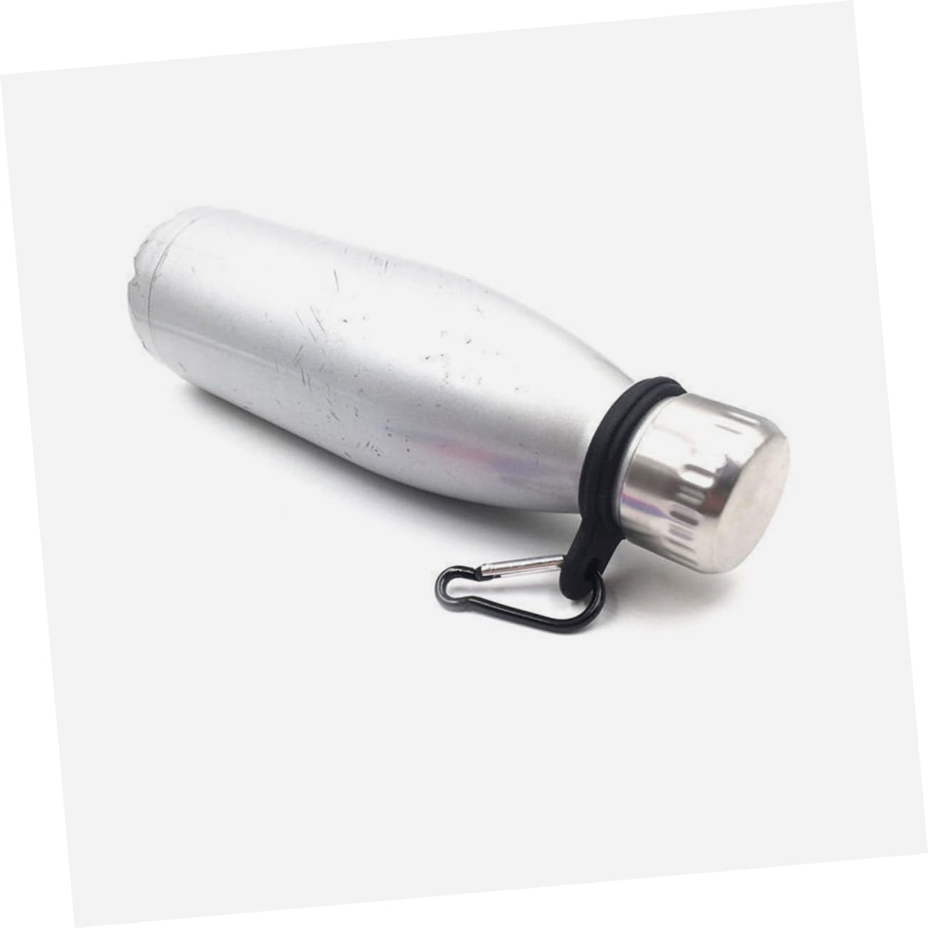 UPKOCH Wasserkocher-aufhänger Groß Wasserflasche Mit Träger Haken Schlüssel Sport Wandern Fitnessstudio Tragen Tragbar Wasserflaschen Flaschenregal Kieselgel Schwarz