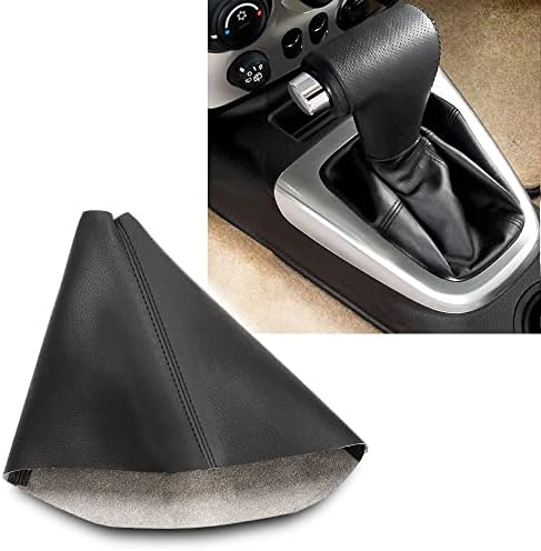 KBH Auto Gear Shift Knob Cover for Hummer H3 2005-2011 Vinyl Microfiber Leather Vehicle Shift Shifter Boot Cover Replacement Black