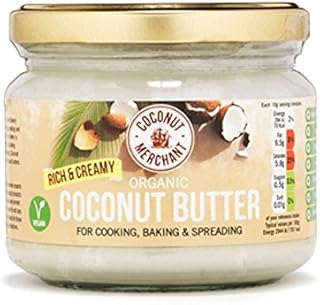 Organic Coconut Butter (300g) Great for Cooking and Baking | Zero Cholesterol| Vegan | Low GI | Ethically Sourced