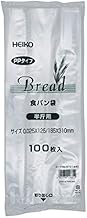 IPP食パン袋 横幅125mm 全体幅185mm 高さ310mm 厚み0.25mm 半斤用 100枚入り