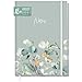 Produktbild paper&you® Notizbuch A5+ kariert mit Gummiband "Minty Leaves" 156 Seiten, 78 Blatt, als Bullet Journal, Tagebuch, Notizheft - nachhaltig & klimafreundlich