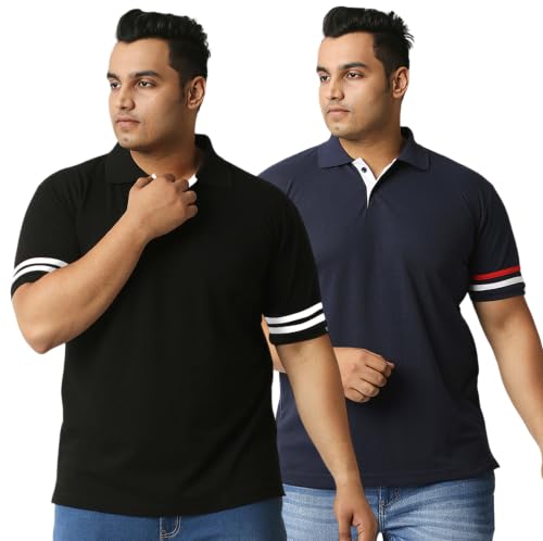 Image of Wear Your Opinion Solid Cotton Rich Polo T Shirt | Collar Tshirts | Half Sleeves | Plain-Regular Fit (Available in Plus Size)